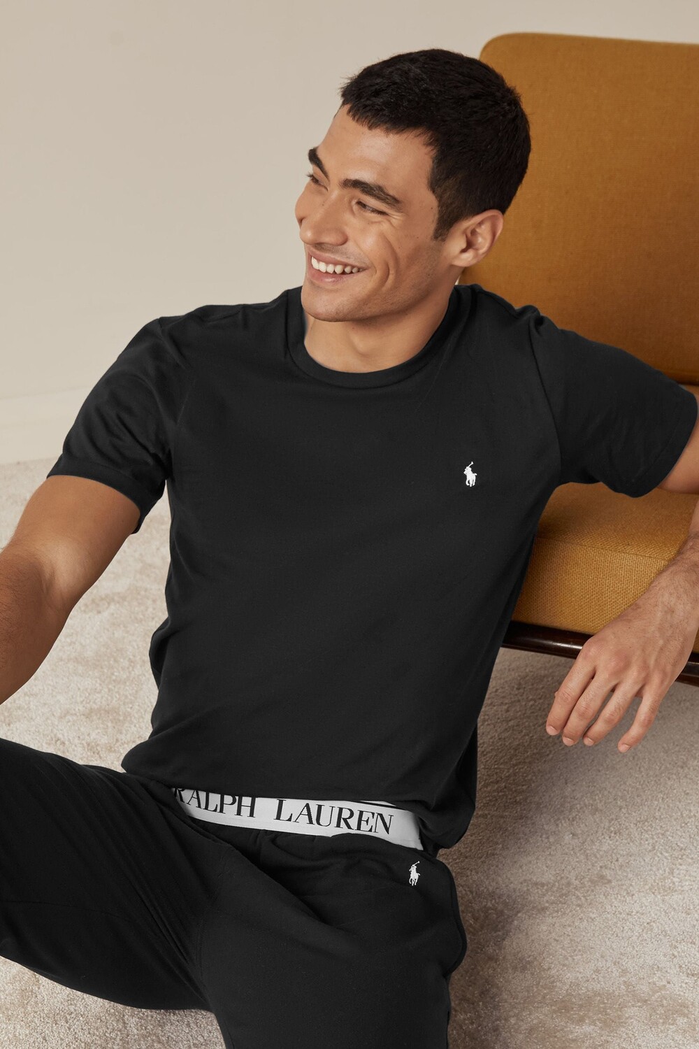 

Футболка с логотипом Polo Ralph Lauren, черный