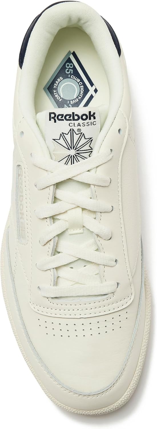 Мужские кроссовки Reebok Club C 85, повседневная спортивная обувь белого цвета для мужчин — фото 4