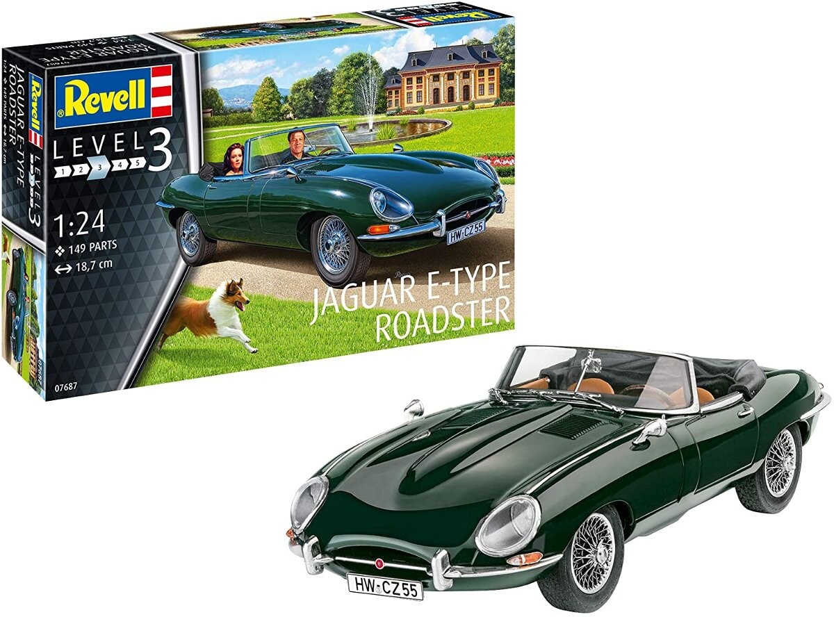 

Revell, Jaguar E-Type Roadster, Модельный комплект, 10+
