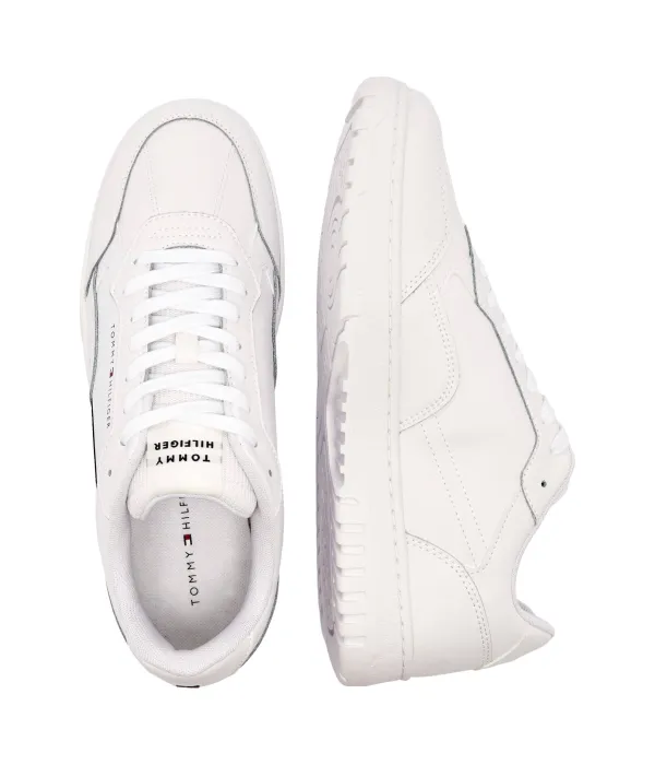 Кожаные кроссовки Basket Core Tommy Hilfiger, белый — фото 4