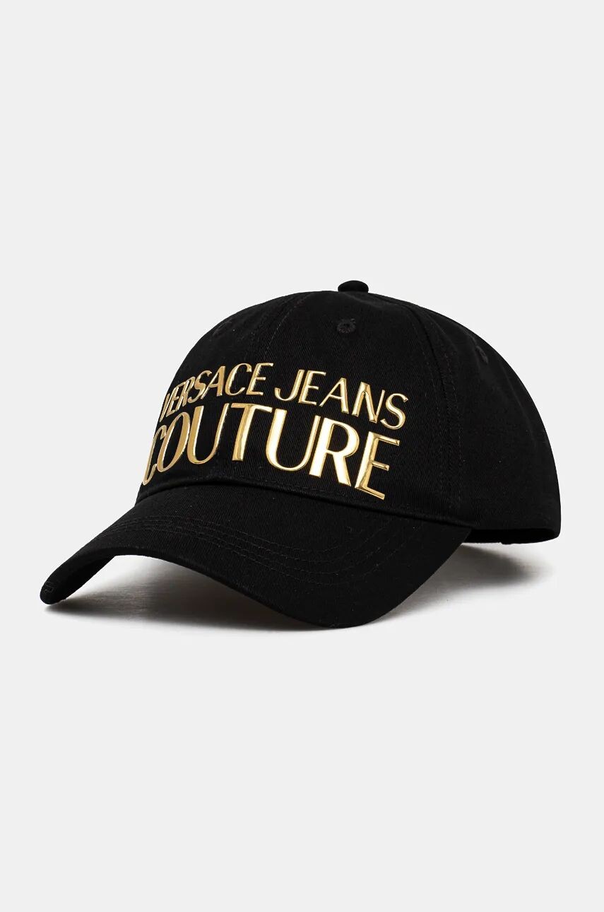 

Бейсболка из хлопка Versace Jeans Couture, черный