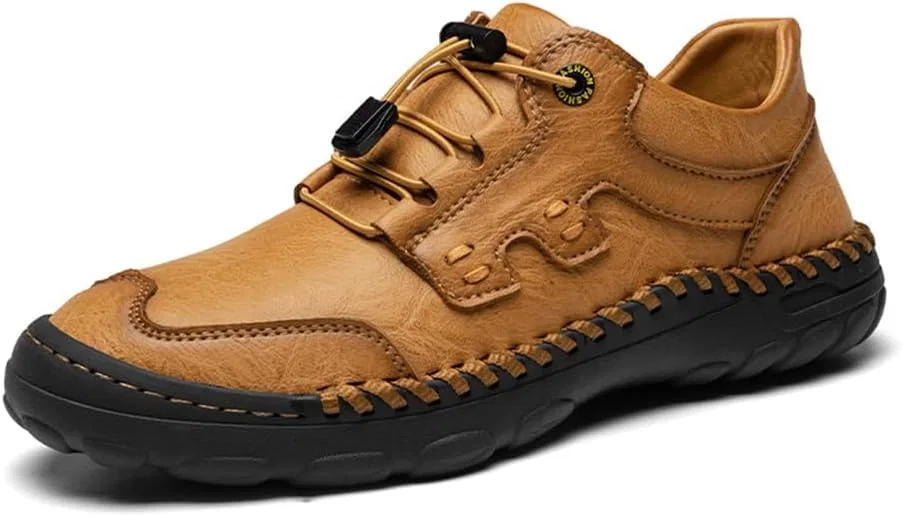 Мужские лоферы из кожи, повседневные, Asifn, Khaki