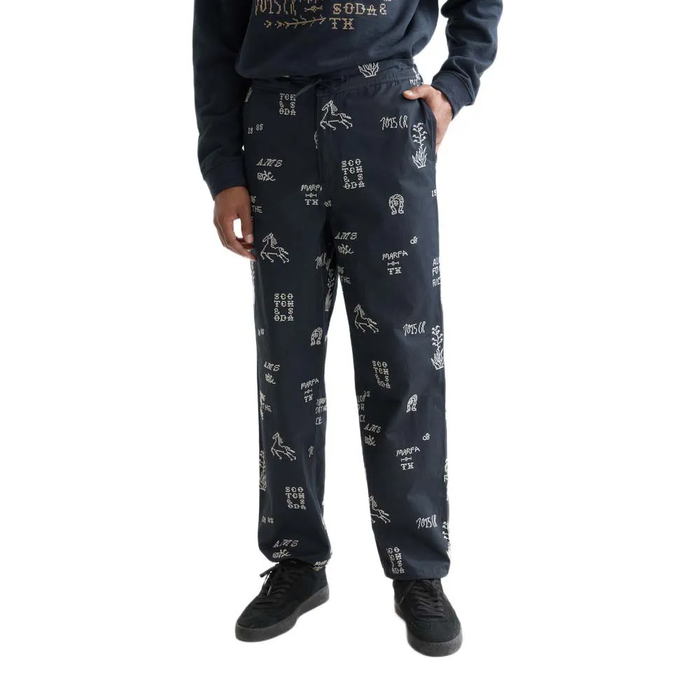 

Брюки чинос свободного прямого кроя Scotch & Soda 182177, синий