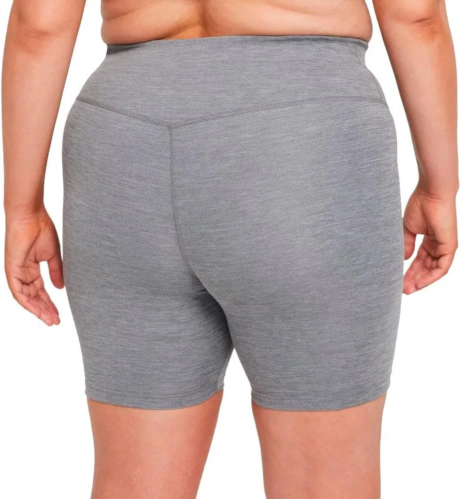 Женские шорты для активного отдыха Nike One, Iron Grey/Heather/White — фото 3