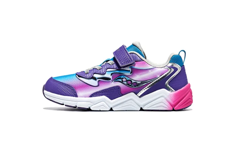 Saucony Кроссовки Flash 3.0 A/C Big Kid 'Teal Purple Chrome' — фото 3