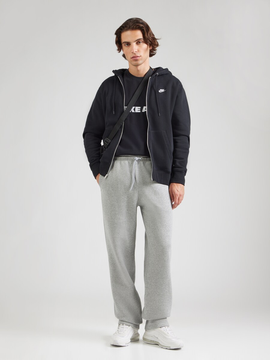 Брюки свободного кроя Nike Sportswear Club, mottled grey — фото 4