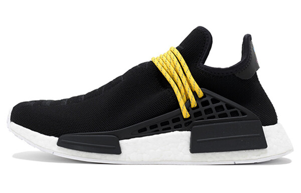 

Кроссовки Adidas Originals Pharrell Hu Lifestyle Unisex, черный/желтый/белый