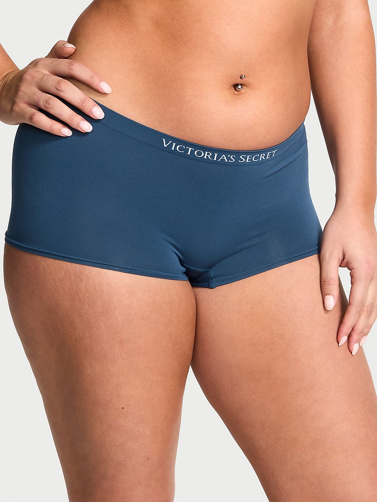 

Бесшовные трусики-шорты Seamless, solid midnight sea