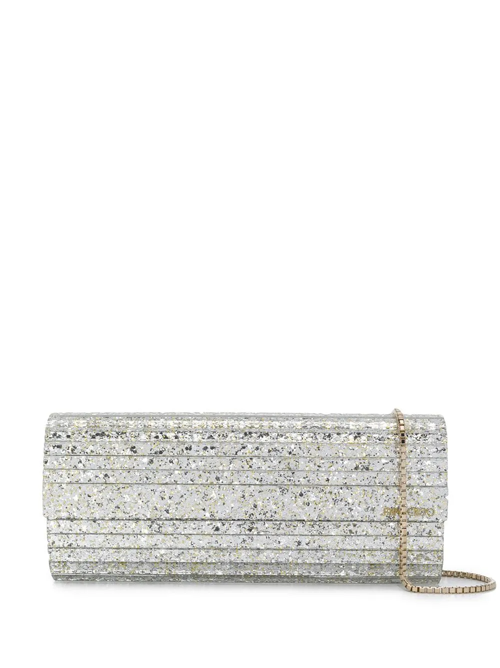 

Клатч Sweetie с блестками JIMMY CHOO, металлик