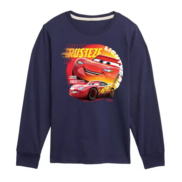 

Футболка с принтом Rusteze и Lightning McQueen для мальчиков 8-20 лет Disney / Pixar, синий
