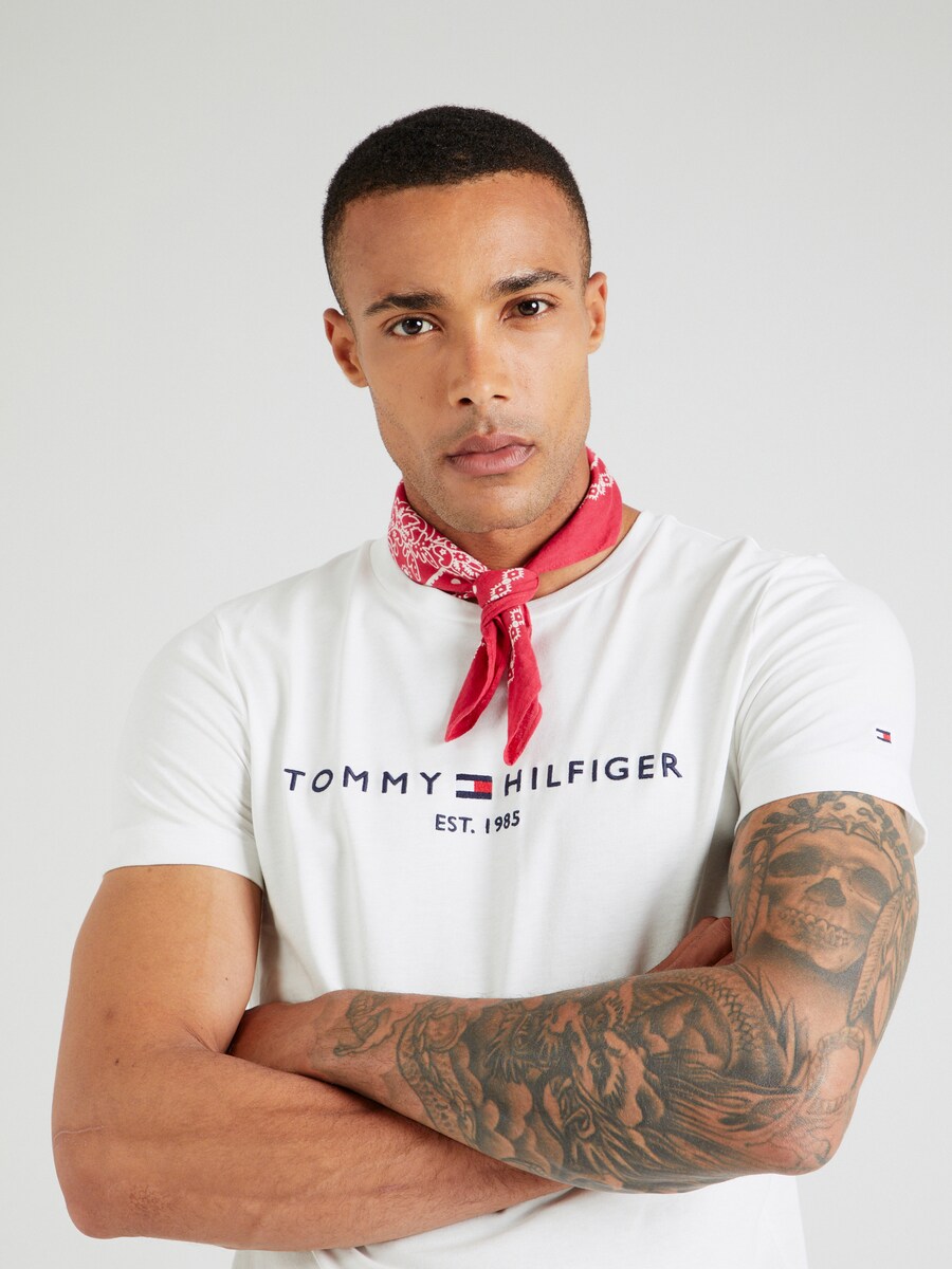 Рубашка обычного кроя TOMMY HILFIGER, белый — фото 3