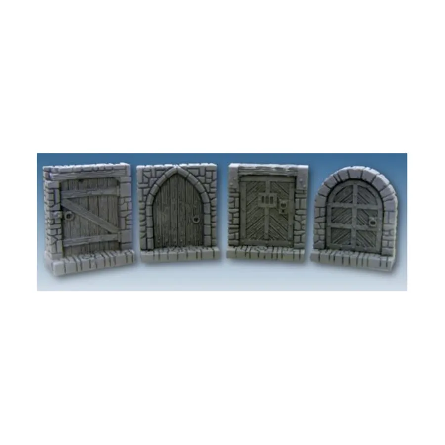 

Одиночные двери II, Grendel Miniatures - Historical Scenics (25mm) (Resin)