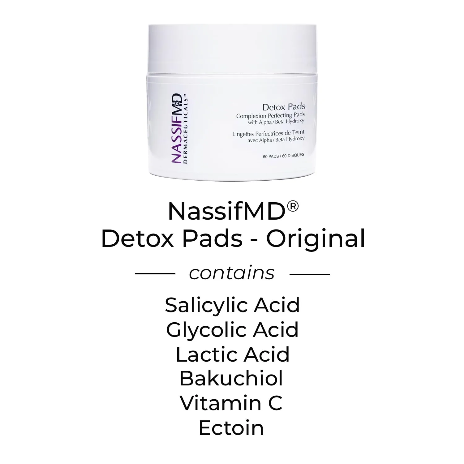 Набор NassifMD Detox Pads and Micro-Spa Vitamin C Skin Peel Bundle — фото 4