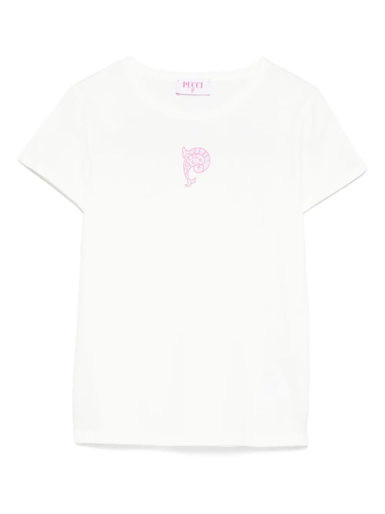 

Футболка с логотипом PUCCI Junior, белый