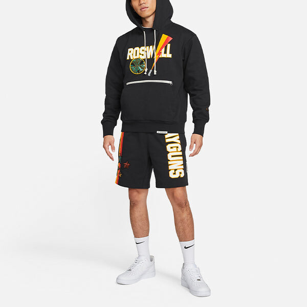 Толстовка dri-fit reagan's basketball sports printing black Nike, черный — фото 3