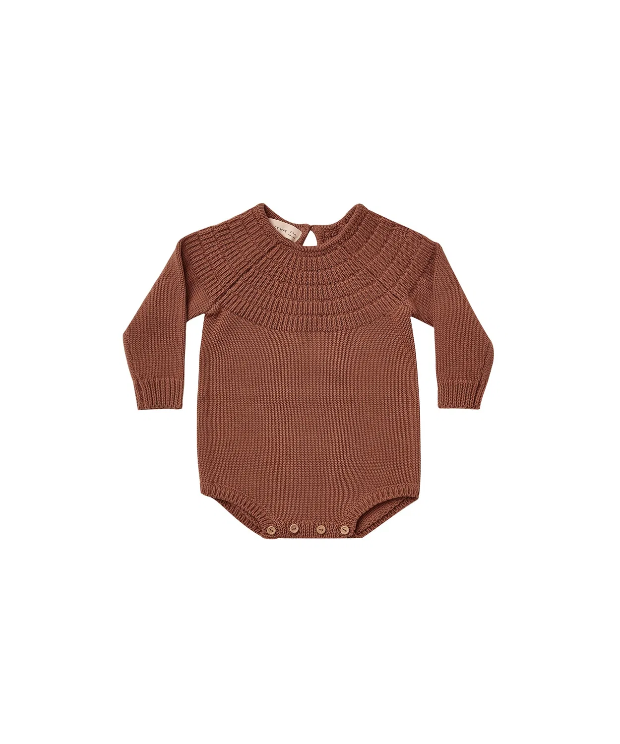 Ромпер KNIT DALIA из органического хлопка, цвет шоколад