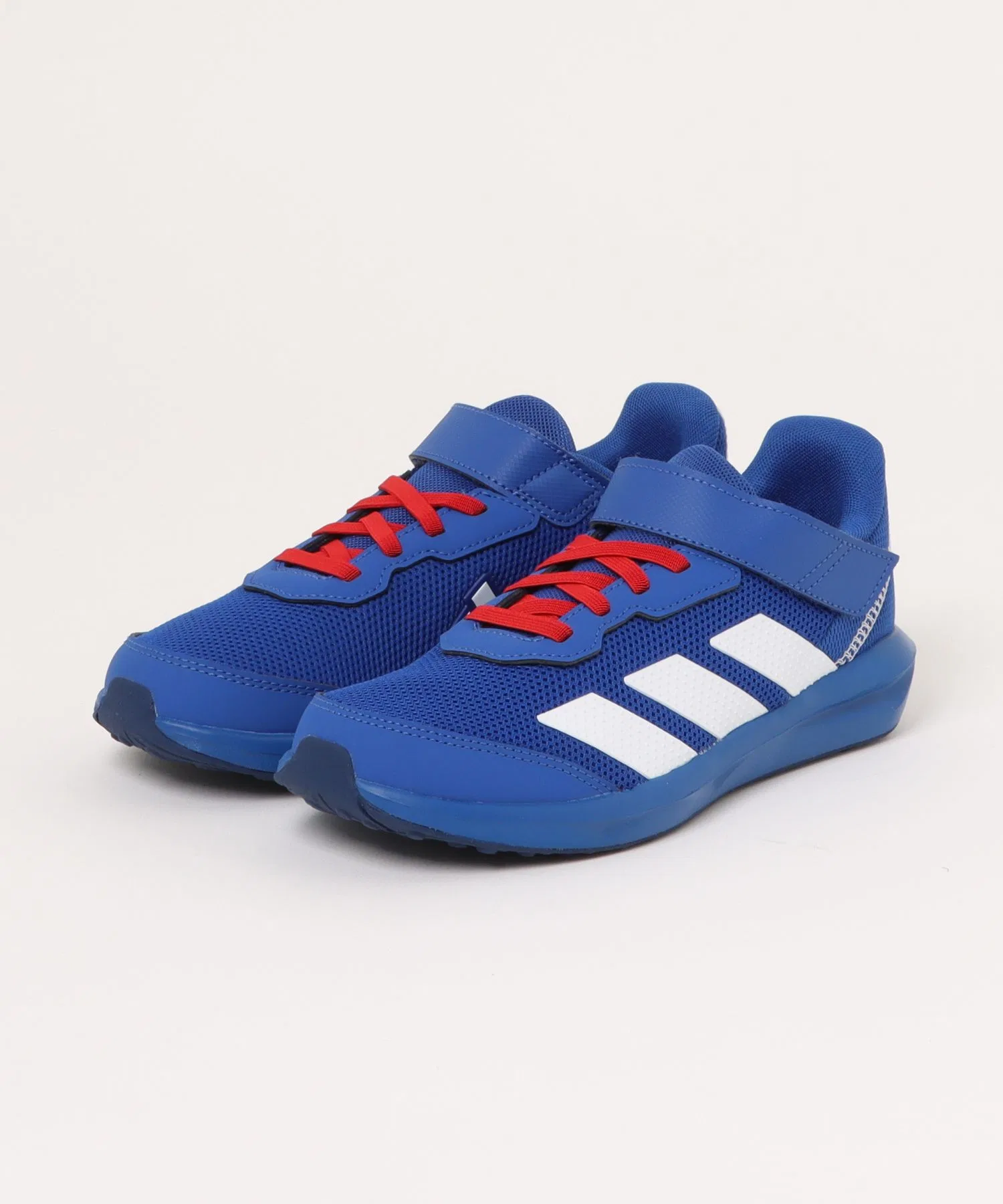 Детские кроссовки Adidas FAITO EL K спортивные, с липучками, синие