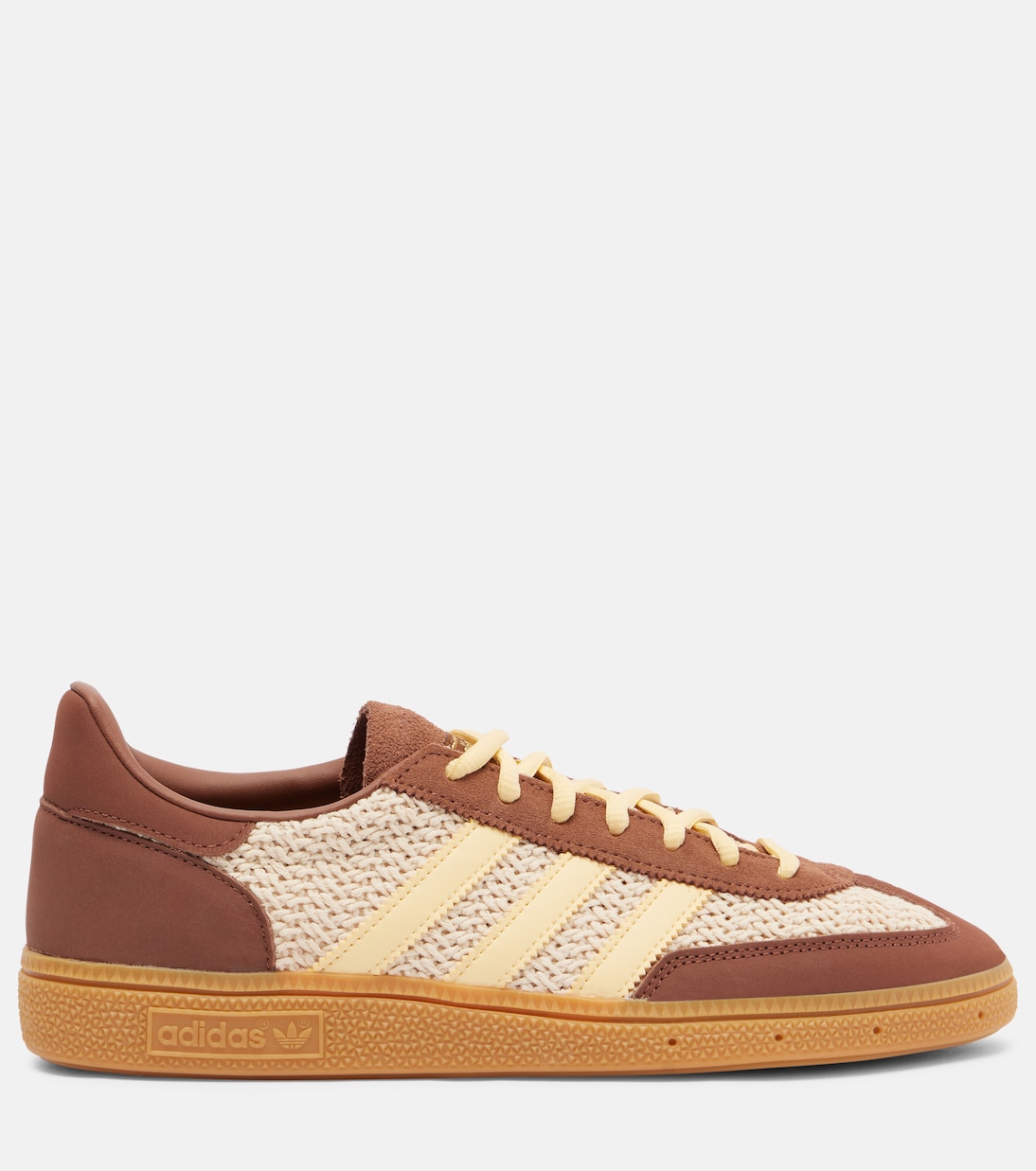 Кроссовки Handball Spezial с отделкой из замши Adidas, Preloved Brown/Orange Tint — фото 4
