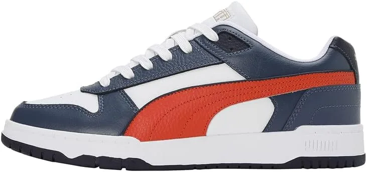 Кроссовки RBD Game Low Track Shoe Puma, белый/синий/золотой — фото 4