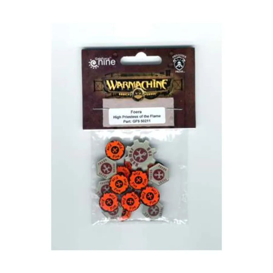 

Феора – Верховная жрица пламени, Warmachine - Warcaster Token Sets - Protectorate of Menoth (Gale Force Nine)