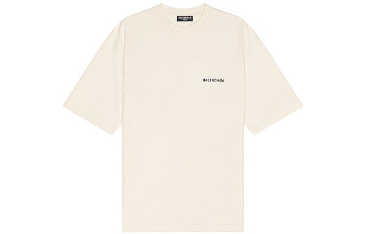 

Футболка мужская Balenciaga Back Logo Medium, бежевый