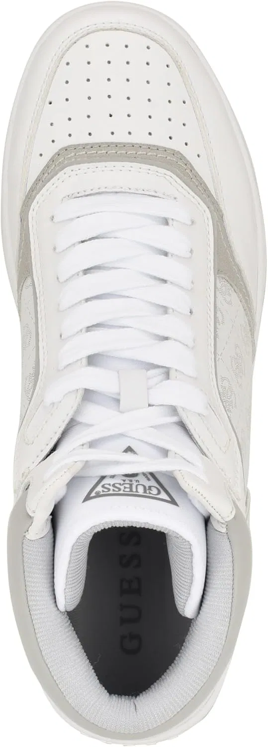 Кроссовки GUESS Herren Towen, 2-Light Grey White Logo Multi 050 — фото 2