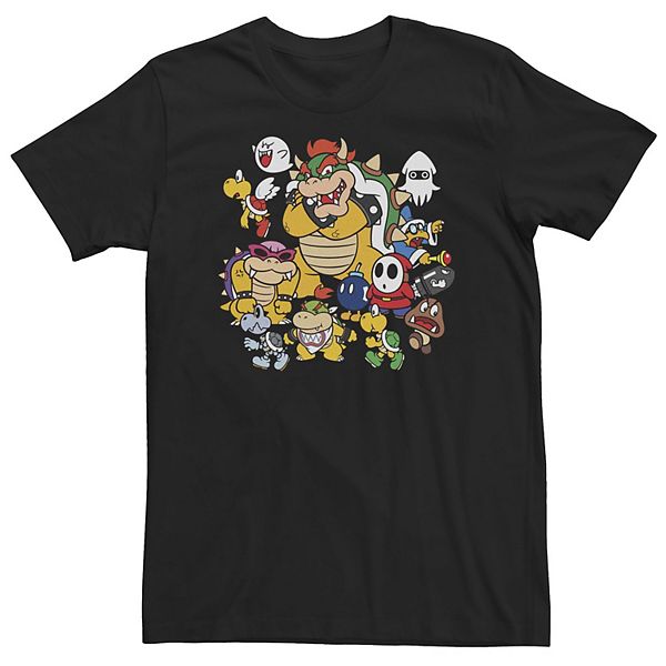 

Футболка Big & Tall Nintendo Super Mario Bowser Enemy Group Licensed Character