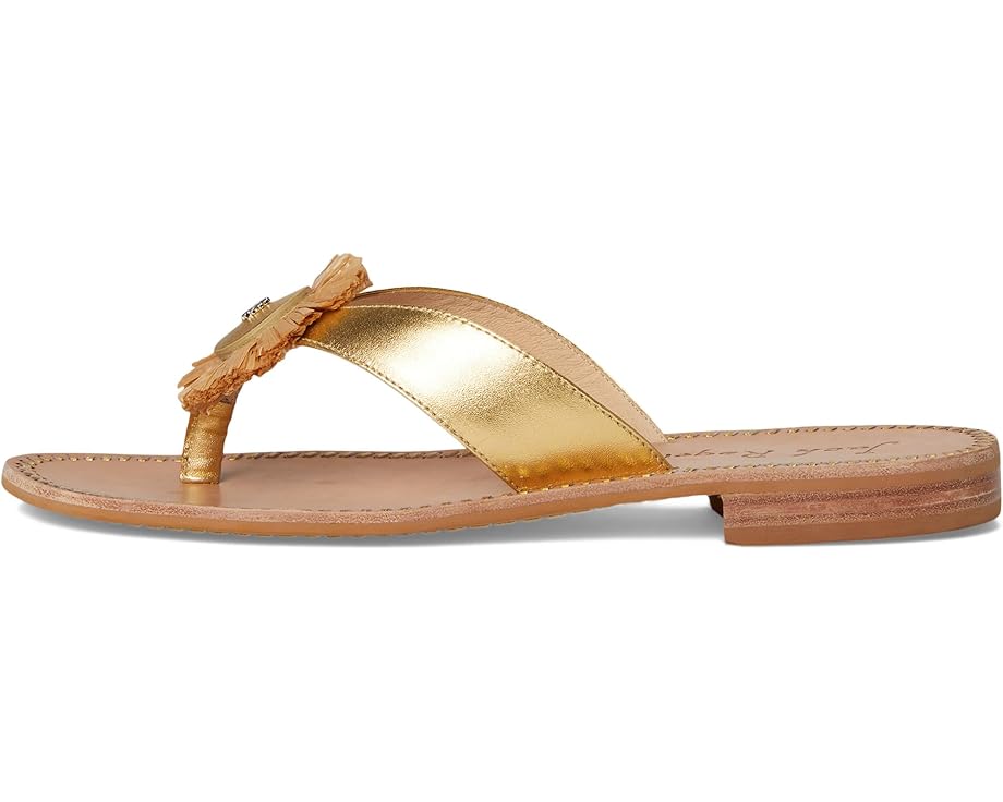 Сандалии Jack Rogers Cay Thong Sandal, цвет Gold/Natural — фото 4