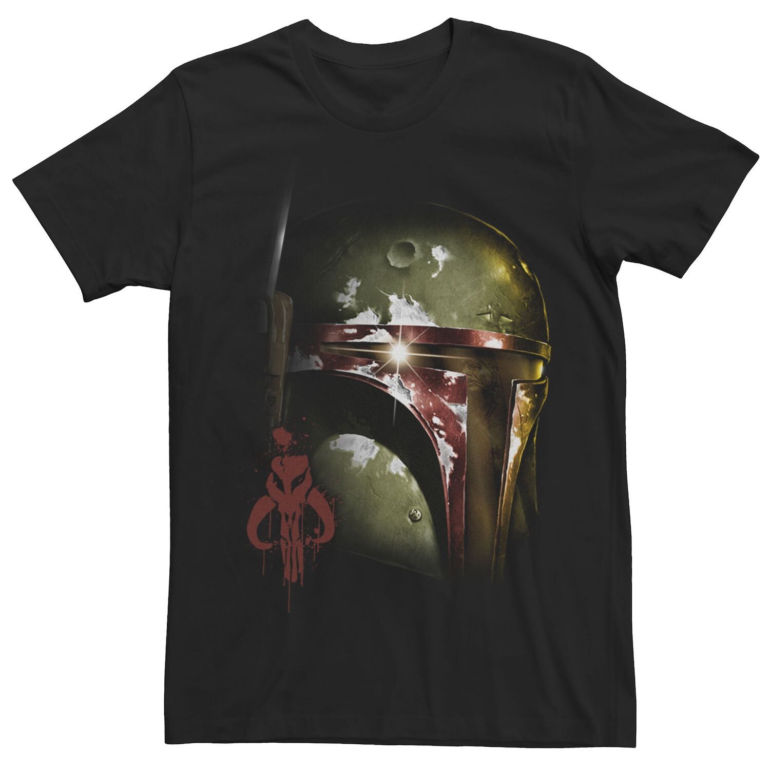 

Мужская футболка с рисунком Boba Fett Helmet Star Wars