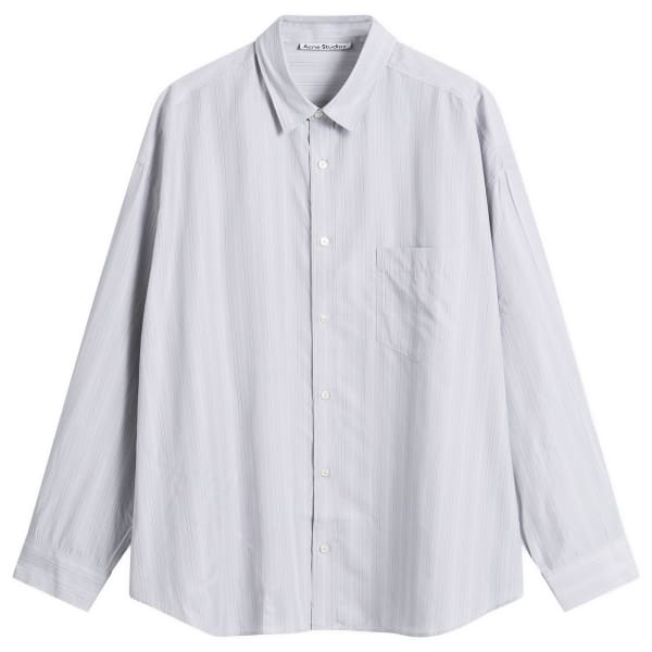 

Рубашка в полоску Acne Studios, серый/мультиколор