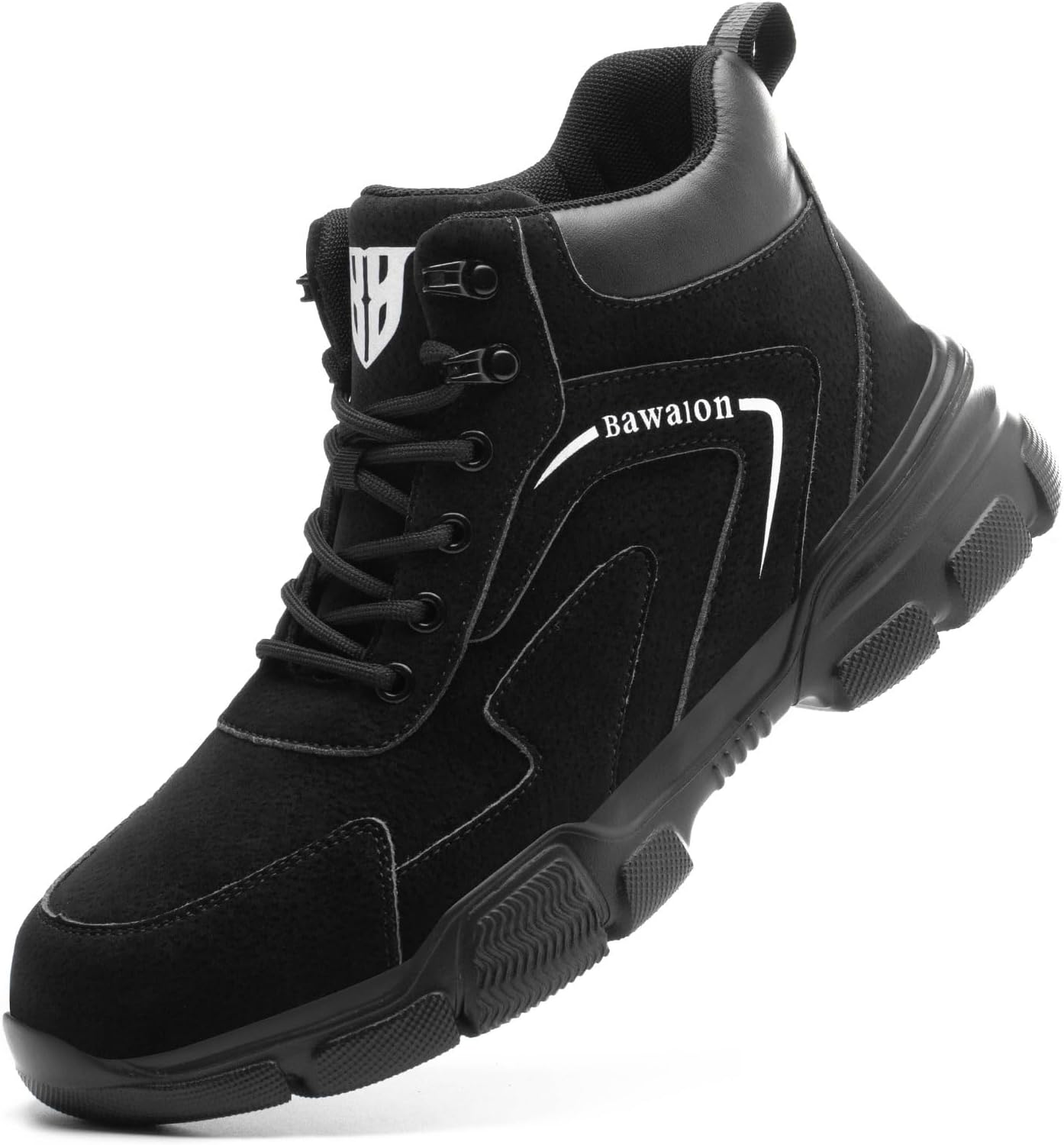 

Водонепроницаемые ботинки Nasogetch для мужчин и женщин, с защищенным носком из стали, легкие, прочные, стойкие к скольжению, для строительных работ, черный