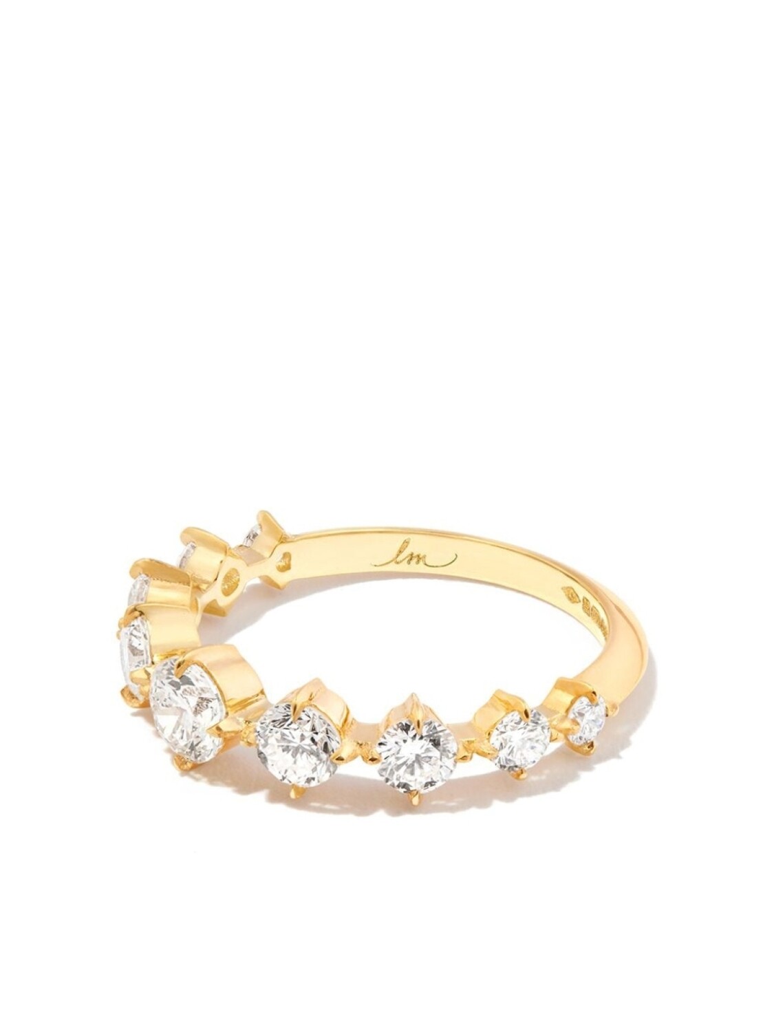 

Кольцо Éclat из желтого золота с бриллиантами Lizzie Mandler Fine Jewelry, золотой