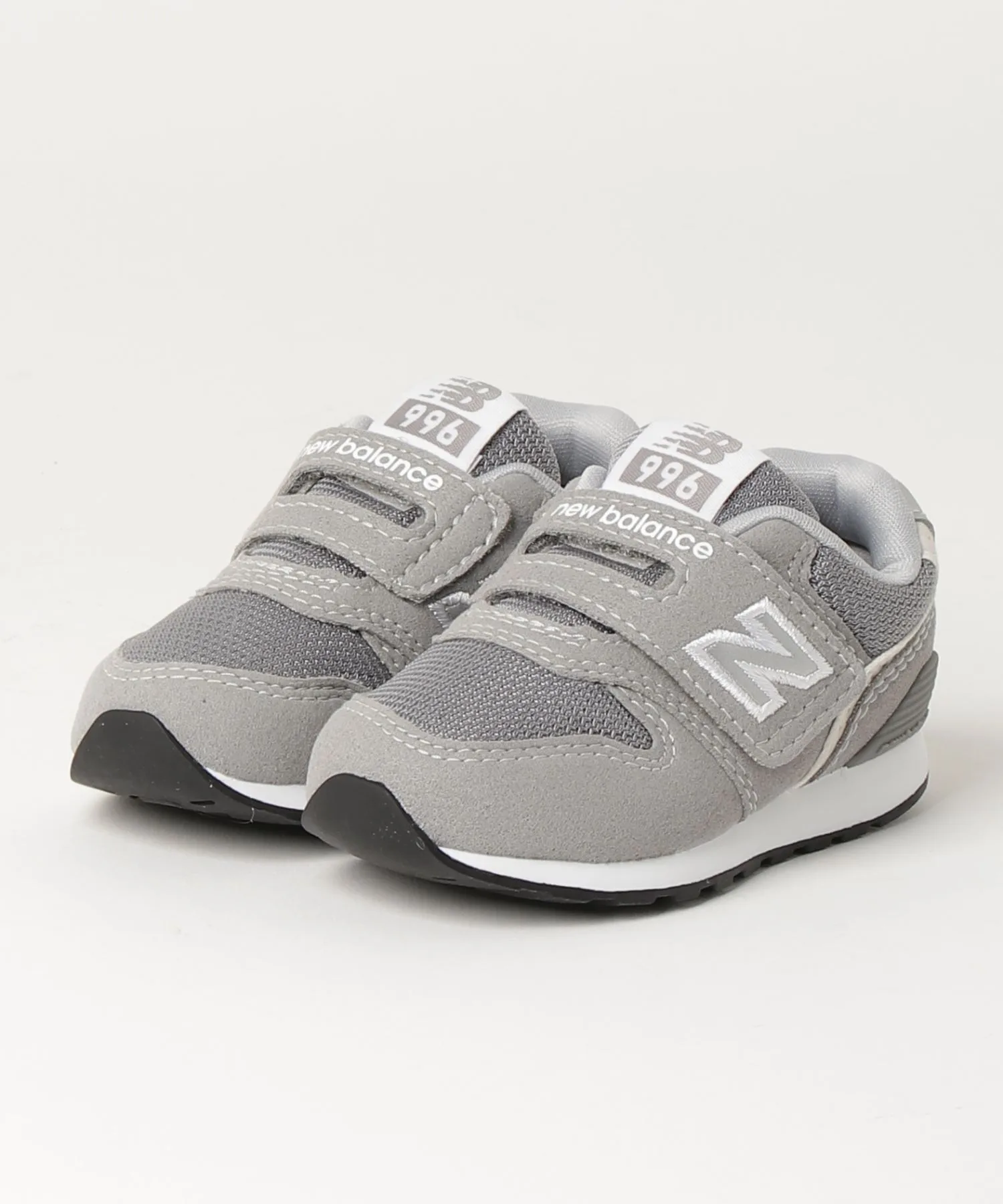 Кроссовки для детей с липучкой New Balance IZ996GR3 серые