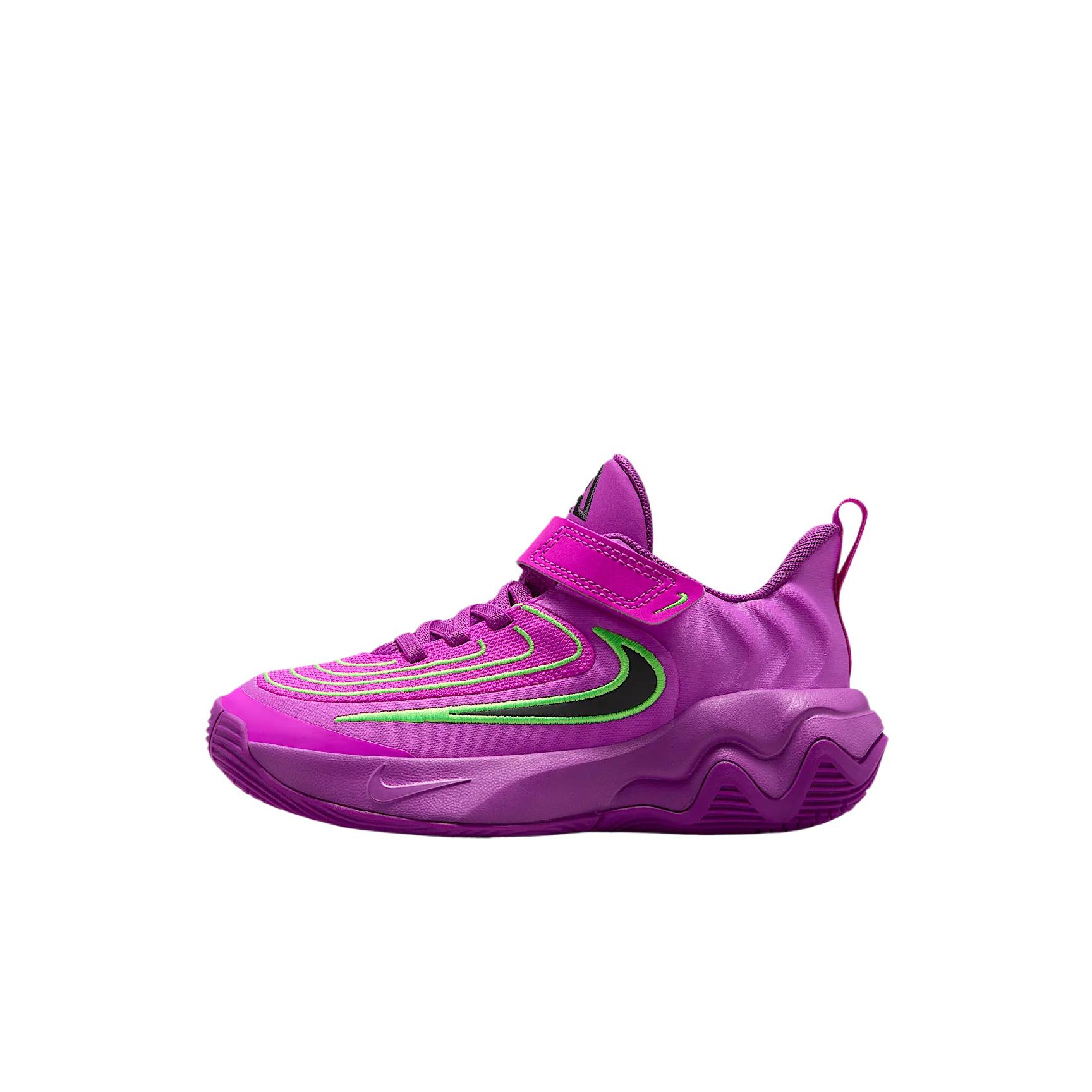 

Кроссовки детские Giannis Immortality 4 Kids Nike, фиолетовый/зеленый/фиолетовый