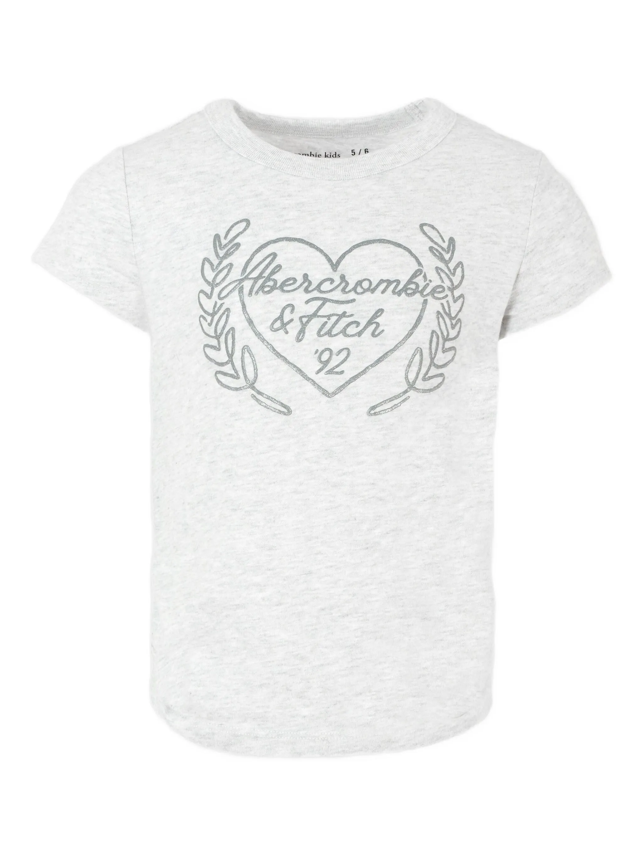 

Футболка с логотипом Abercrombie Fitch Kids, серый