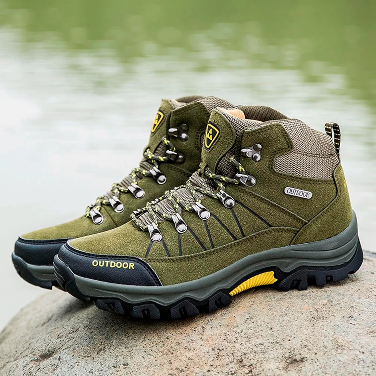 Generic Herren-Laufschuhe - Зимние высокие кроссовки для улицы Herren Atmungsaktive Wanderschuhe Für Aktivitäten — фото 2