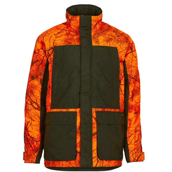 

Куртка Fjällräven, цвет Orange Multi Camo-Deep Forest