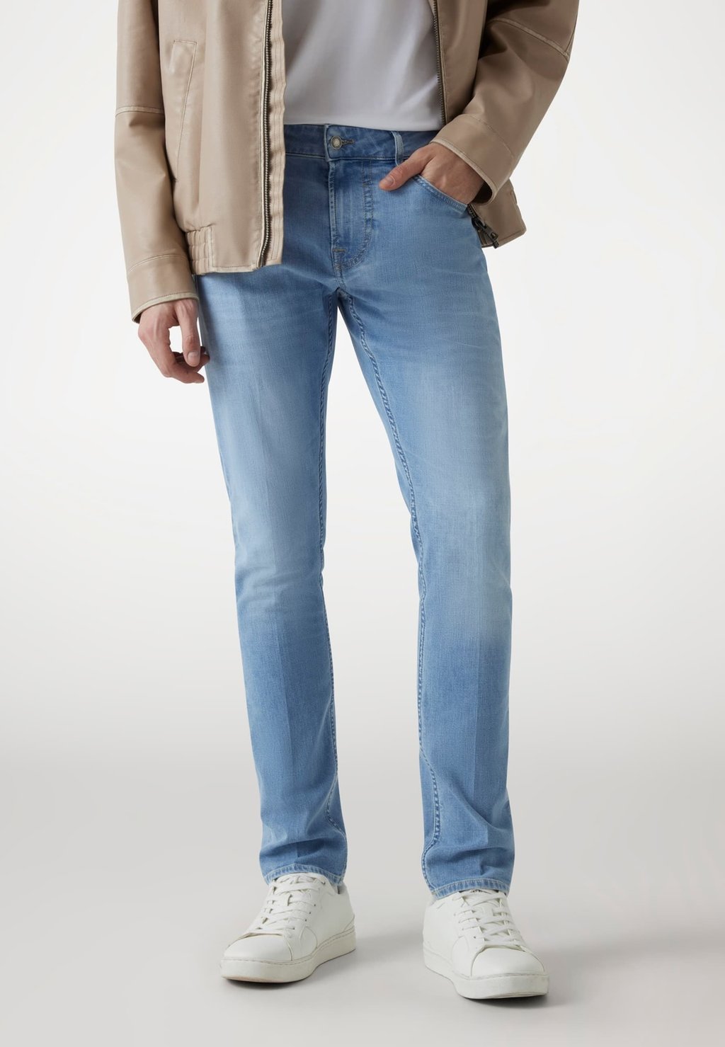 

Зауженные джинсы MIAMI Guess, светло-голубой