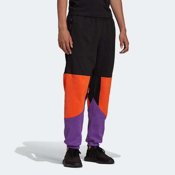 Спортивные штаны adidas originals Splicing Colorblock Casual Sports Long Pants Black, черный — фото 3