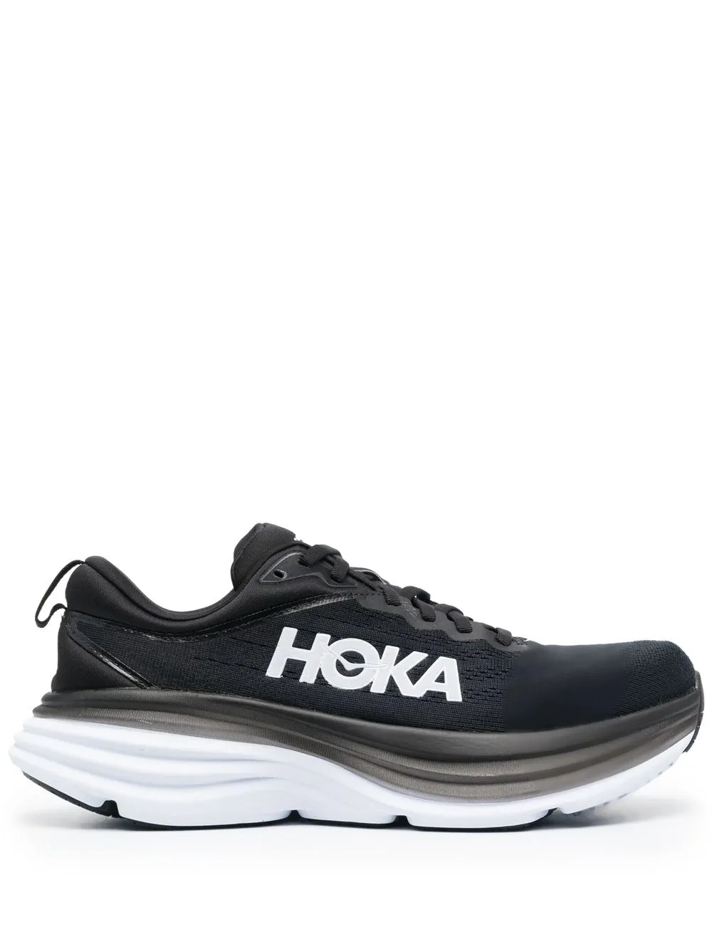Кроссовки Bondi 8 с логотипом Hoka, черный