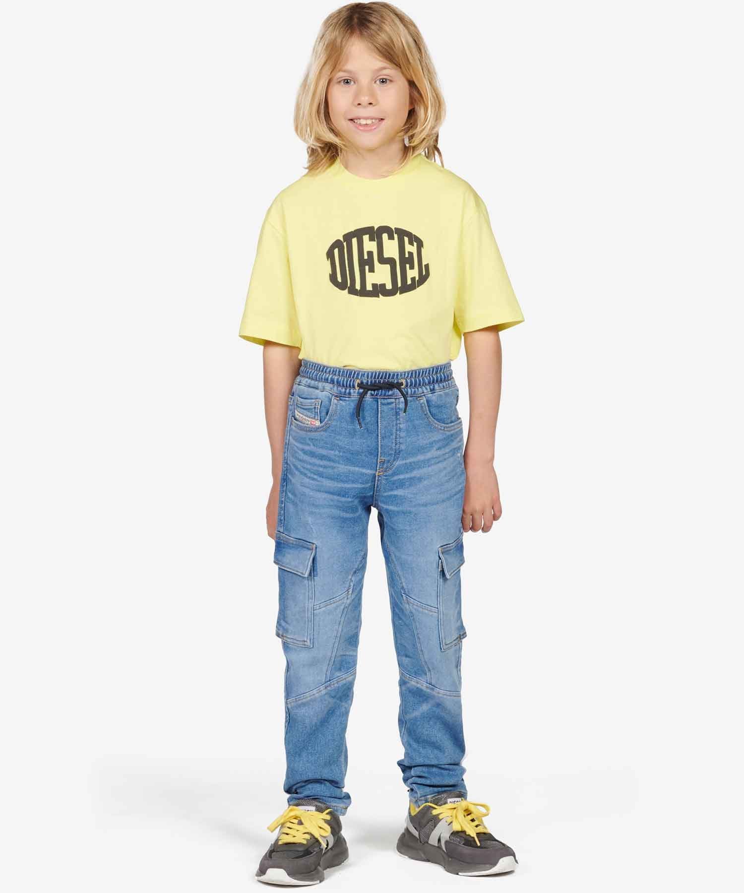 Детские и подростковые джинсовые брюки DIESEL, Indigo — фото 3