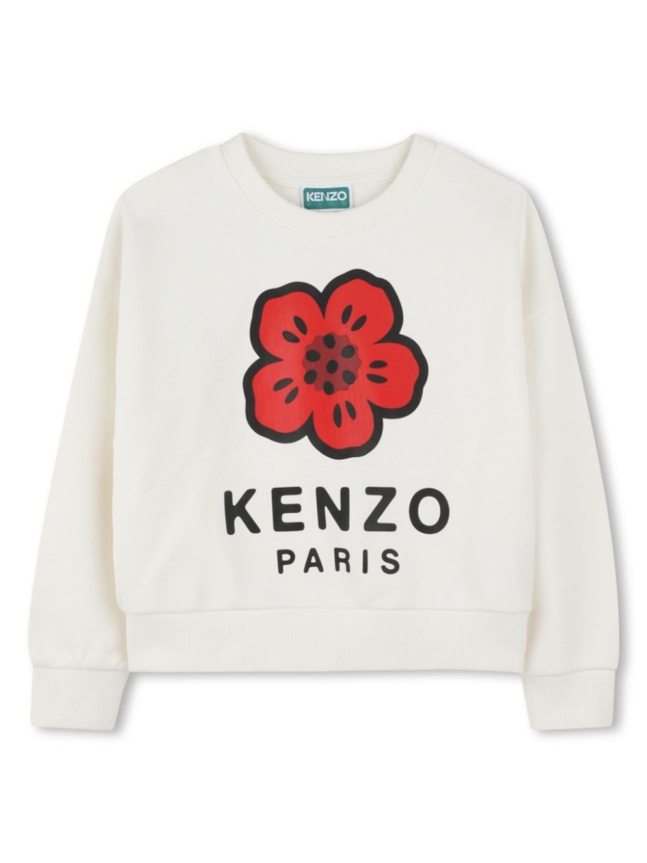 

Хлопковая толстовка Kenzo Kids, белый