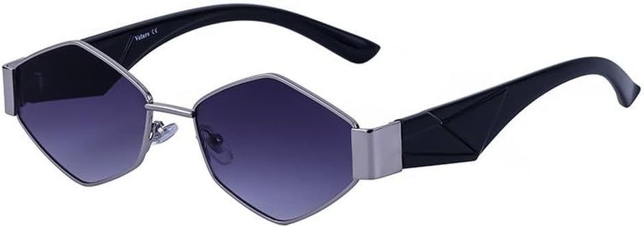 

Солнцезащитные очки в стиле панк с многоугольной оправой, маленькие, для женщин и мужчин, роскошные винтажные солнцезащитные очки для женщин, ретро-очки, SUN4447 Generic, C1 Silver Gray