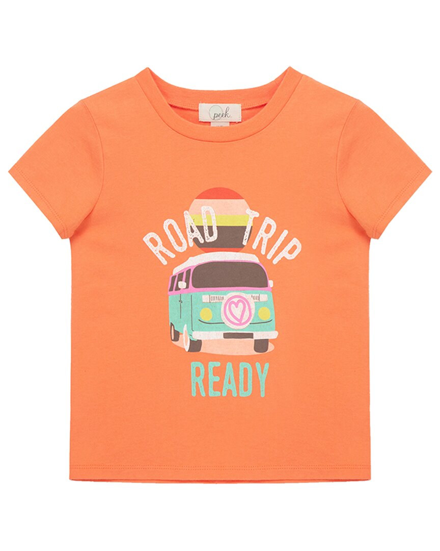 

Футболка Peek Kids Road Trip Ready, оранжевый
