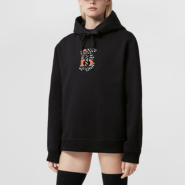 Толстовка Burberry, женская, мягкая одежда, black — фото 3
