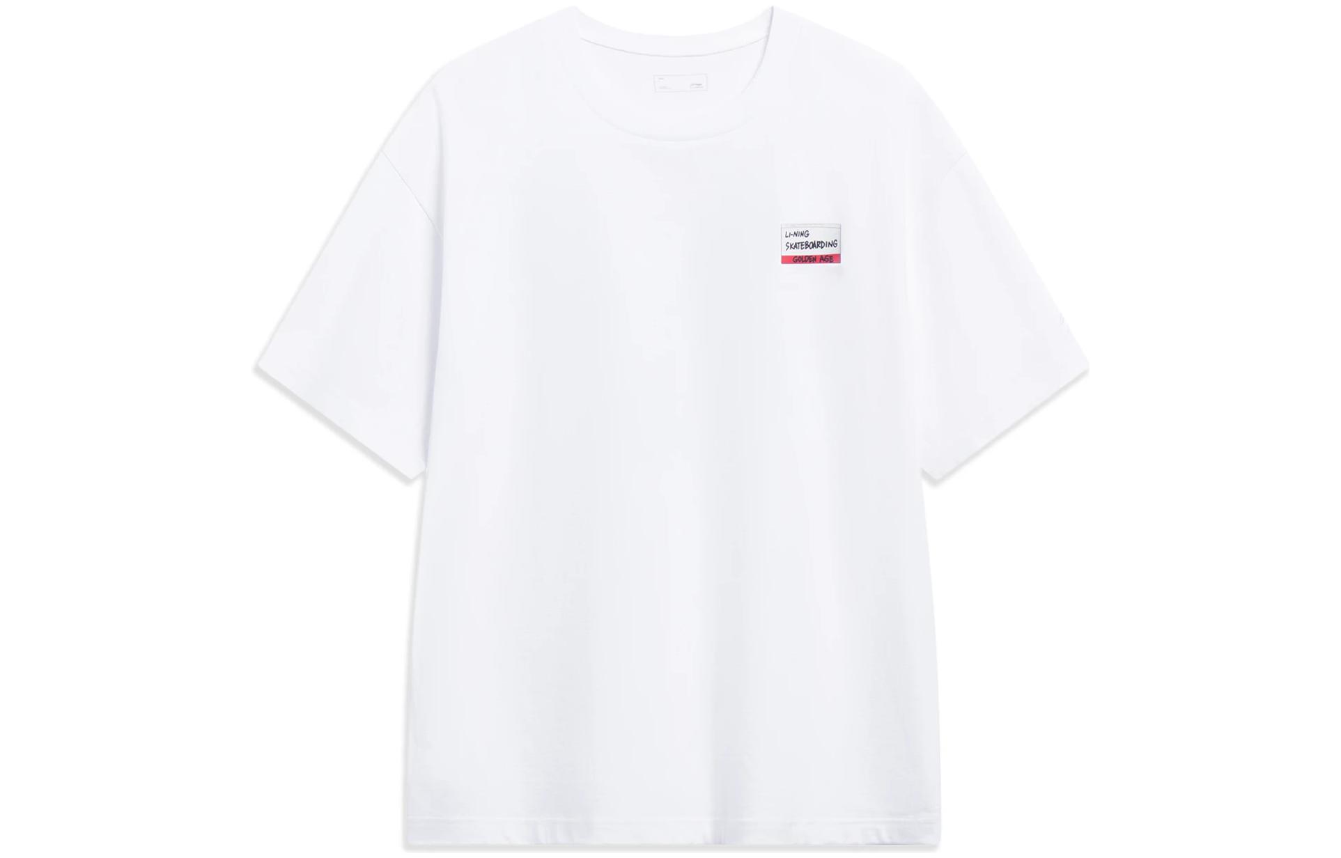 

LiNing Футболка унисекс белая, Белый, LiNing Футболка унисекс белая