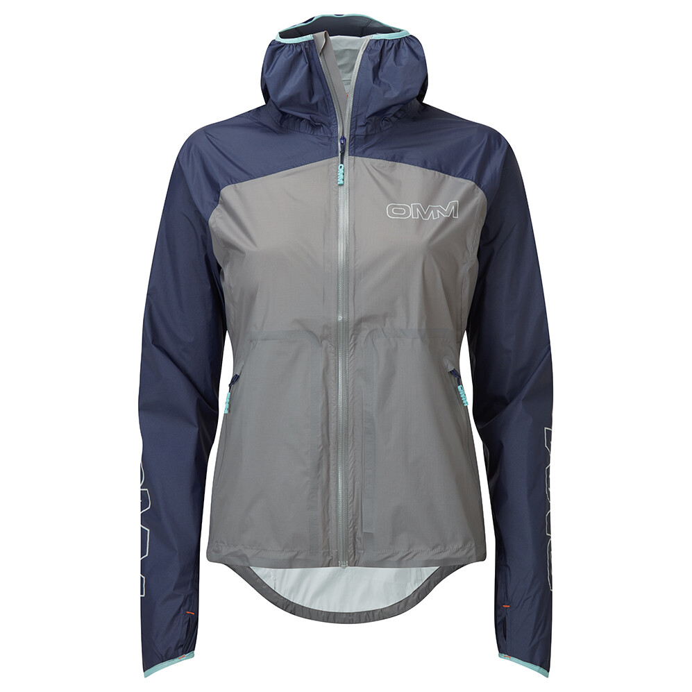 

Беговая куртка Omm Women's Halo+ With Pockets, цвет Grey/Navy
