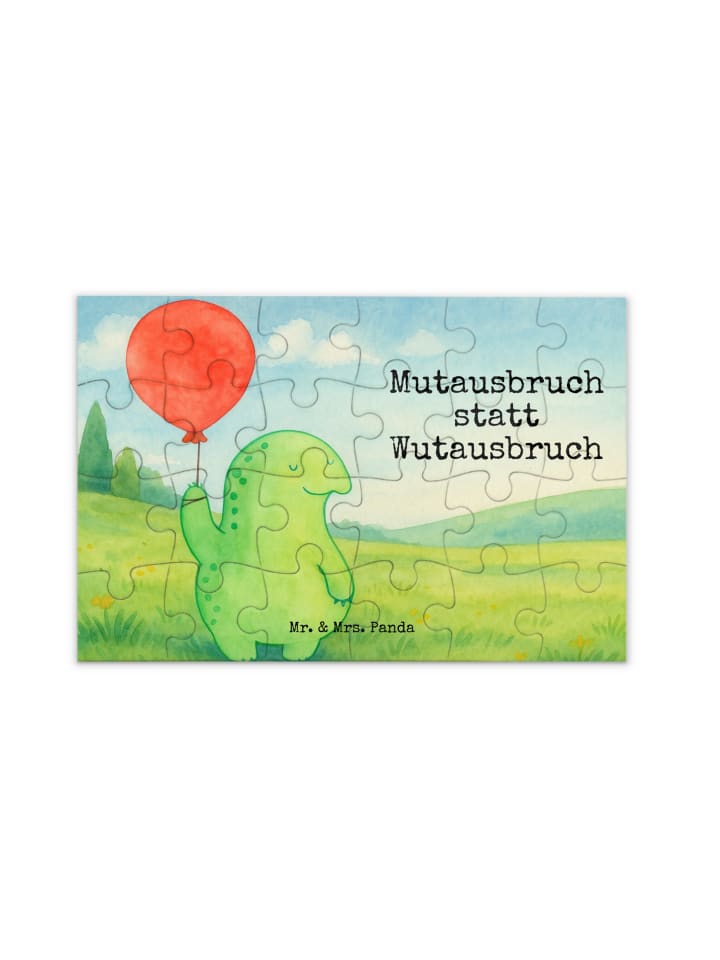 

Mr. & Mrs. Panda Воздушный шар в виде черепахи-пазла с надписью белого цвета