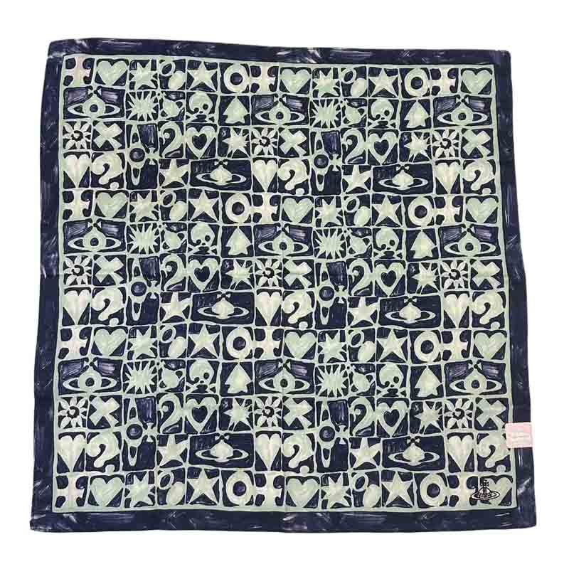Vivienne Westwood Шелковый шарф Women's Blue