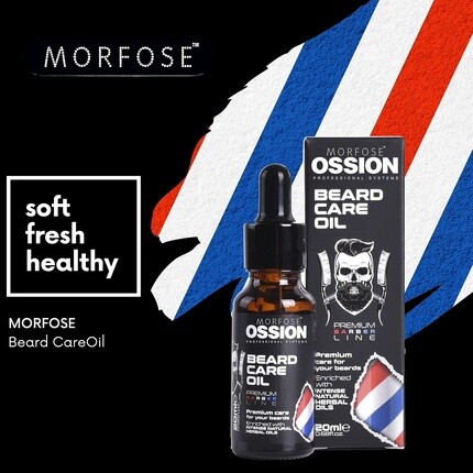 Масло для ухода за бородой Ossion Premium Barber Line, 20 мл, Morfose — фото 2